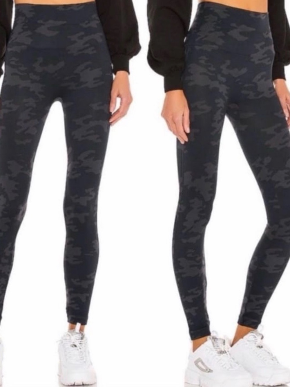 SPANX Camo print leggings size large